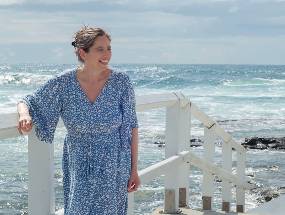 Melanie Suzanne Wilson at the beach